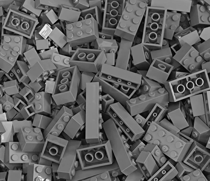 125/250g DIY Building Blocks Bulk Lot Pack Sorte Thick Bricks Block Plate Toys Small Particles Bulk Fit Legoeds Gift for Kids