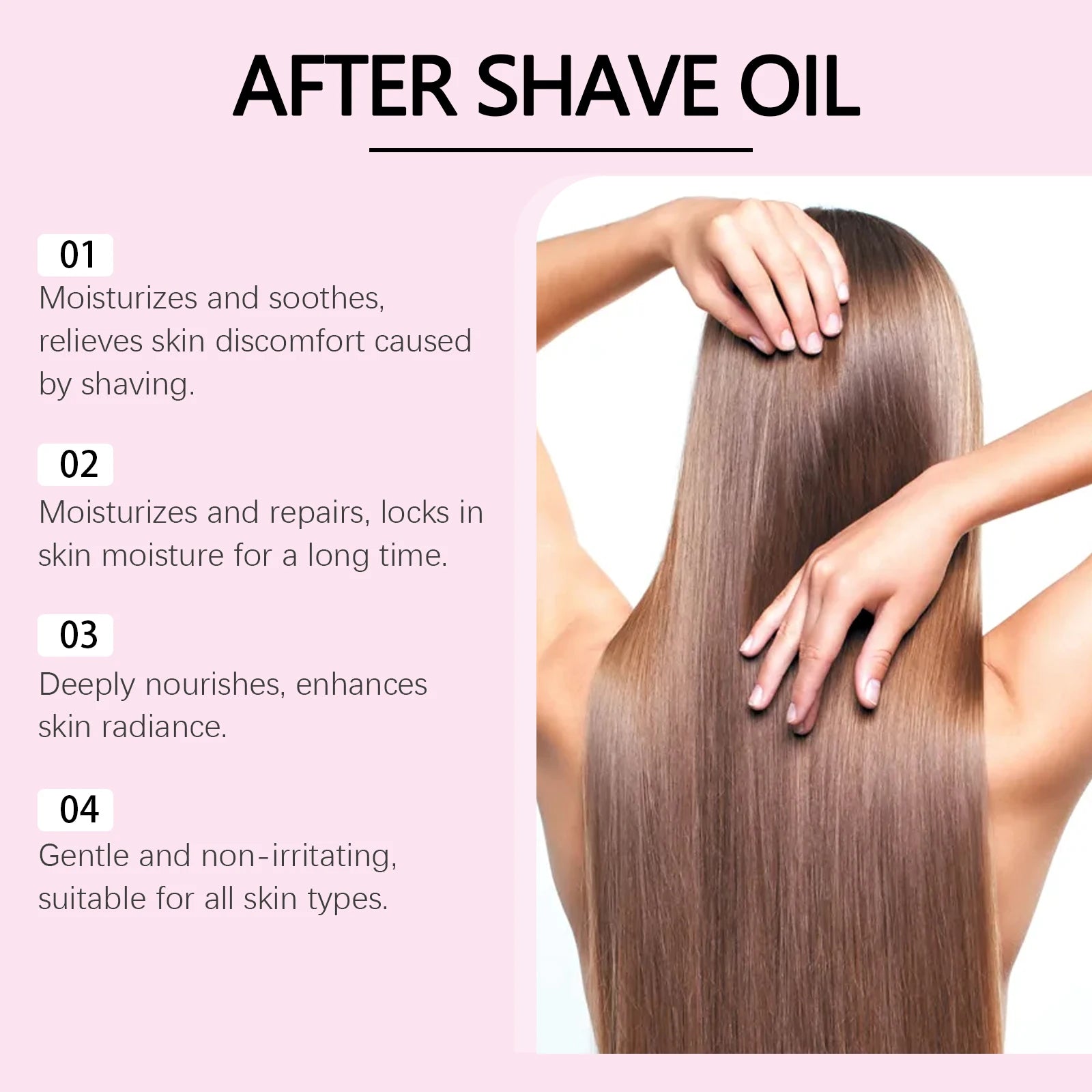 Strawberry Flavored Hair Aftershave Care Essential Oil Soothes The Skin Moisturizes&Nourishes Refreshing&Non Greasy Body CareOil