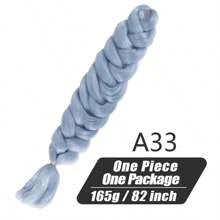 Xpression Synthetic Big Braids Crochet Hair Braids Extensions Yaki Straight Hair Women's Jumbo Braids Hair Daily Wear