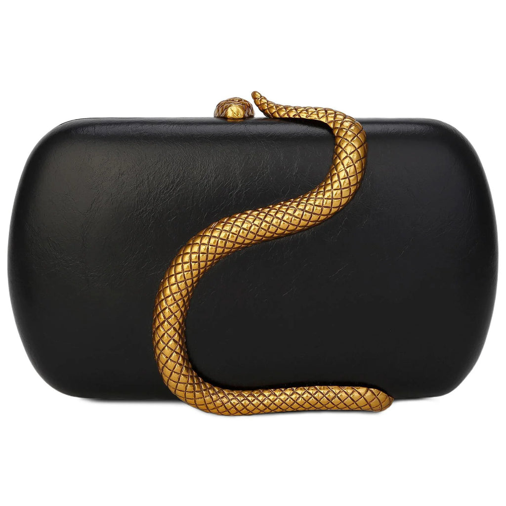 Metal Snake Party Bags For Women Highclass Smooth Designer Evening Bags Purses Clutch Party Chain Shoulder Handbags Bolsos