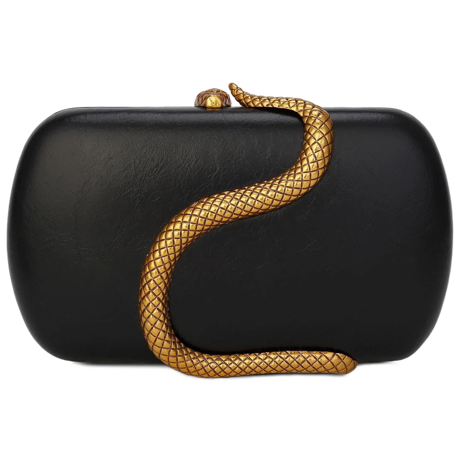Metal Snake Party Bags For Women Highclass Smooth Designer Evening Bags Purses Clutch Party Chain Shoulder Handbags Bolsos