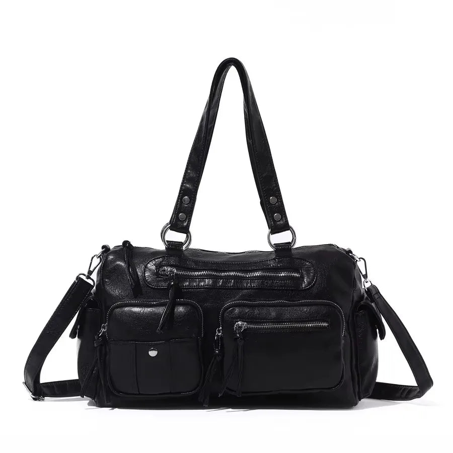 Venn Angel Women's Shoulder Bag Soft PU Handbg Fashion Tote Large Capacity Crossbody Shoulder Bag Snakeskin Handbag Purse