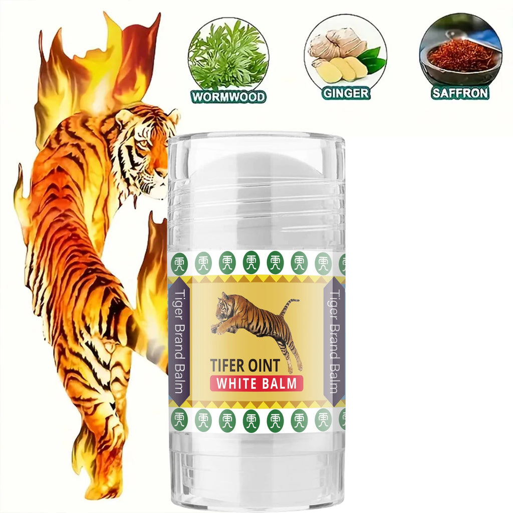Tiger Body Massage Cream Stick, Contains a Mixture of Vitamin E and Olive Oil, Deeply Moisturizing, Easy to Apply, Non-Greasy
