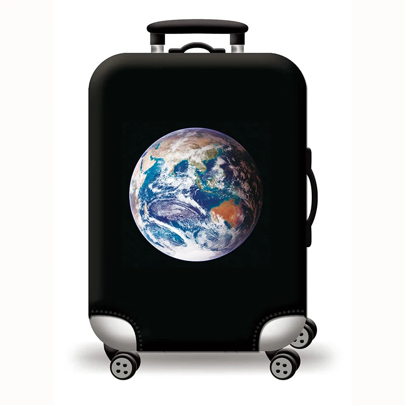 Hot Thick Elastic World Luggage Protective Cover Zipper Suit for 18-32 Inch Bag Suitcase Covers Trolley Cover Travel Accessories