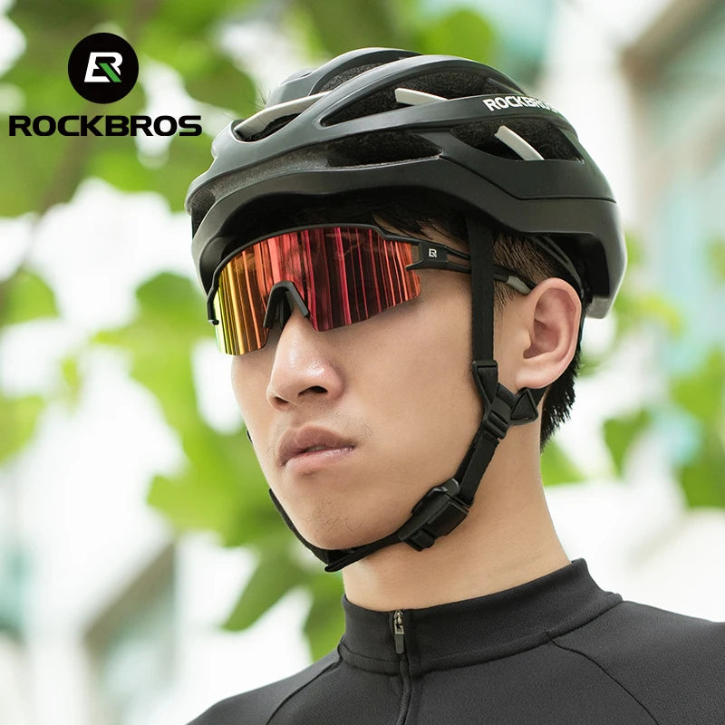 ROCKBROS Bicycle Glasses with Myopia Frame Polarized Len Bike Eyewear Goggles UV400 Outdoor Sports MTB Road Cycling Sunglasses