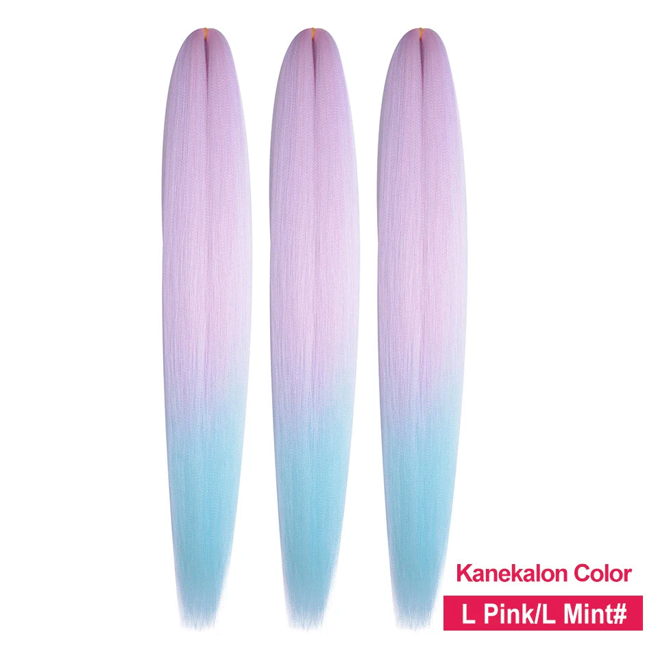 MISS ROLA Synthetic Kanekalon Hair 3 PCS  Jumbo Braids 22 Inches 60g Yaki Straight Hair Extension Pre Stretched Wholesale