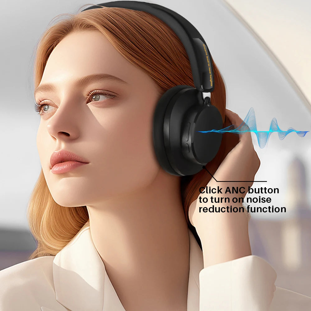 ANIVIA ANC500 Over-Ear Headphones — Hybrid ANC, BT 5.4, 60-Hour Battery