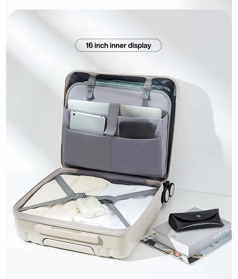 Best Spinner Luggage Suitcase PC Trolley Case Travel Bag Rolling Wheel Carry-On Boarding Men Women Luggage Trip Journey H80002