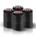 Metal Tire Valve Caps Set of 4 – Stem Covers for Audi Models