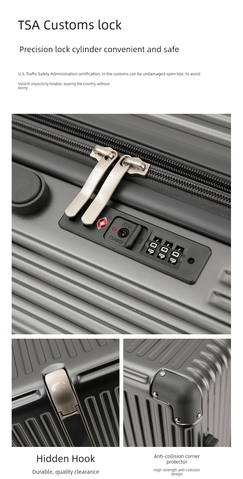 Extra Large Zipper Luggage with Extended Riot Control