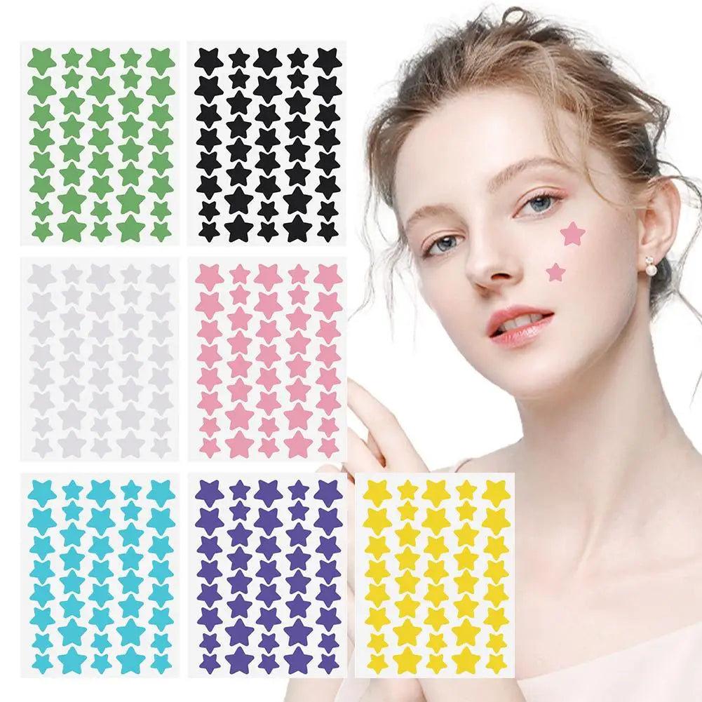 40 Counts Star Pimple Patches For Face Invisible Concealer Waterproof Blemish Spot Acne Pimple Cover Stickers Beauty Skincare