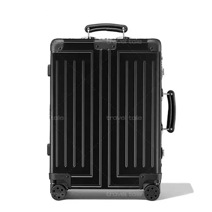 Carrylove 20"26"30 Inch Big Aluminum Trolley Suitcase Trunk Metallic Large Rolling Luggage Bag On Wheels