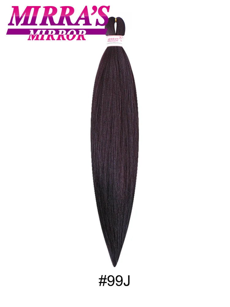 Synthetic Pre Stretched Braiding Hair Easy To Make Senegalese Box Braid Natural Soft Hair Bundles Blue Red Yellow Pink Braids