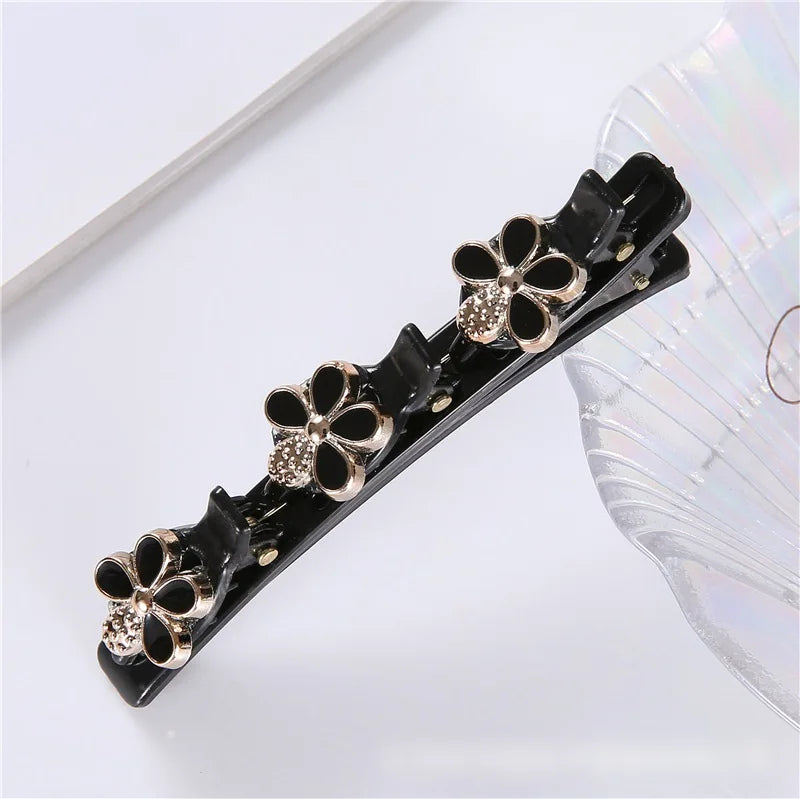 Butterfly Braided Hair clip for women elegant temperament Side Clip Fashion Girl Hairpin Hair Accessories duckbill clip
