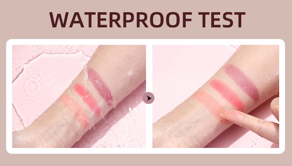 QIBEST Cushion-Applicator Liquid Blush (Waterproof, Soft-Matte)