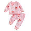 Adorable Toddler Girls Winter Outfits Floral Print Hoodie and Leggings Set Baby Fashionable 2 Piece Clothing Ensemble