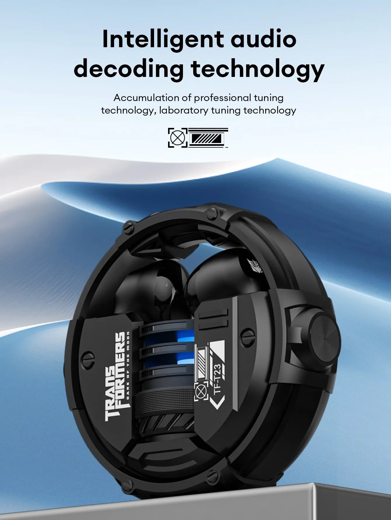 TRANSFORMERS TF-T23 TWS Earbuds — Bluetooth 5.4 Gaming Earphones