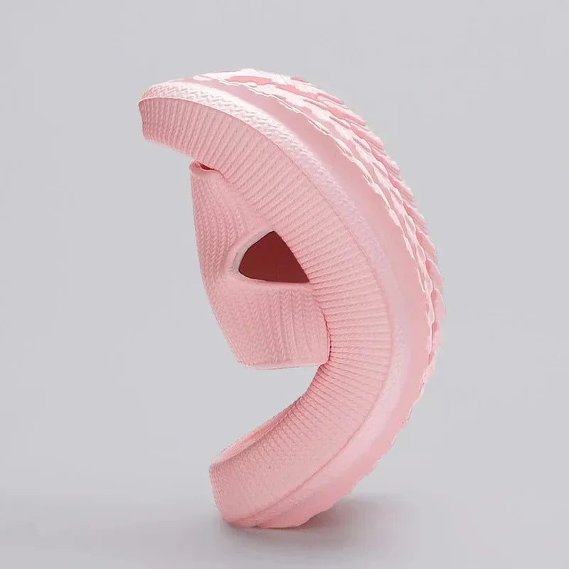 4cm Super Soft EVA Sole Non-slip Soft Cloud Slippers Women Comfy Eva Thick Platform Slides Woman Couple Bathroom Home Flip Flops