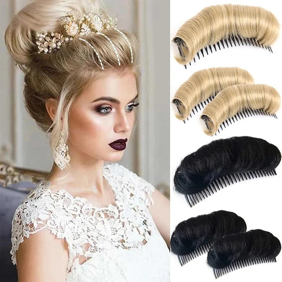 Synthetic Hair Invisible Bangs Pad High Straight Hair Up Comb False Hair Accessories Natural Hair Extension For Women Wig