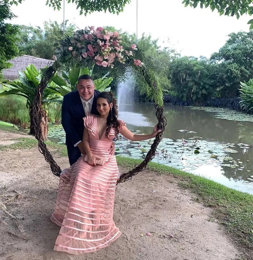 ROSES A Line Fuchsia Formal Dresses Pleat Sleeveless Prom Gown for Woman Deep V Neck Wedding Party Dress robe de bal Customized