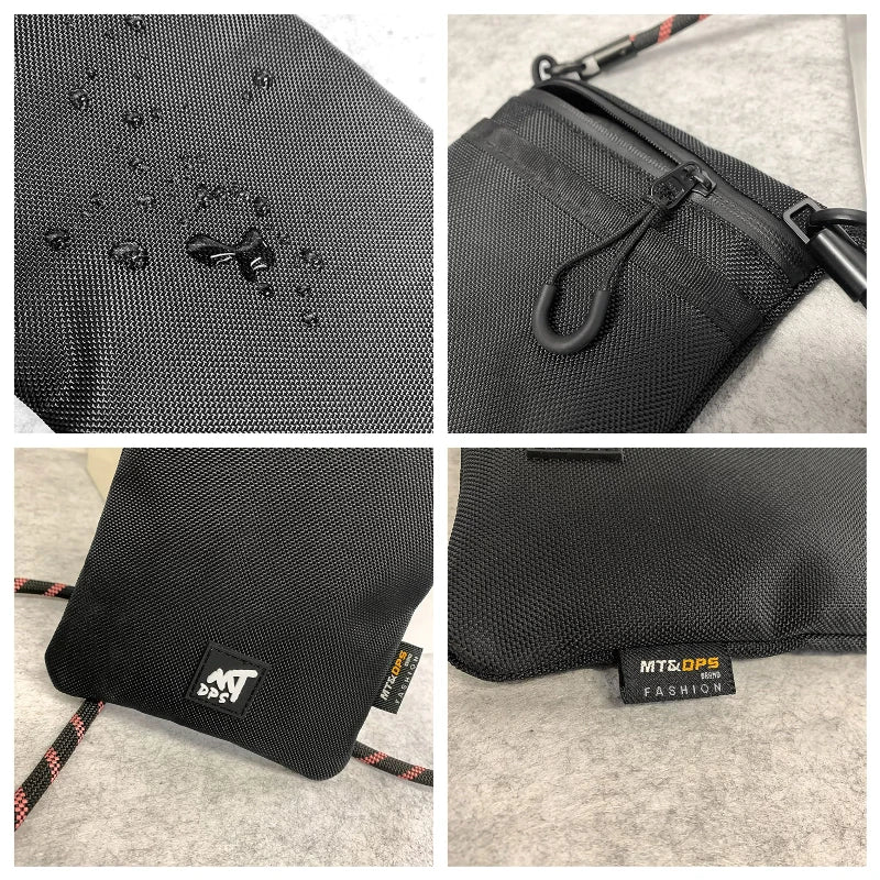 Original Design Nylon Cloth Messenger Bag for Men New Mobile Phone Bag Portable Simple Shoulder Bag Unisex Satchel