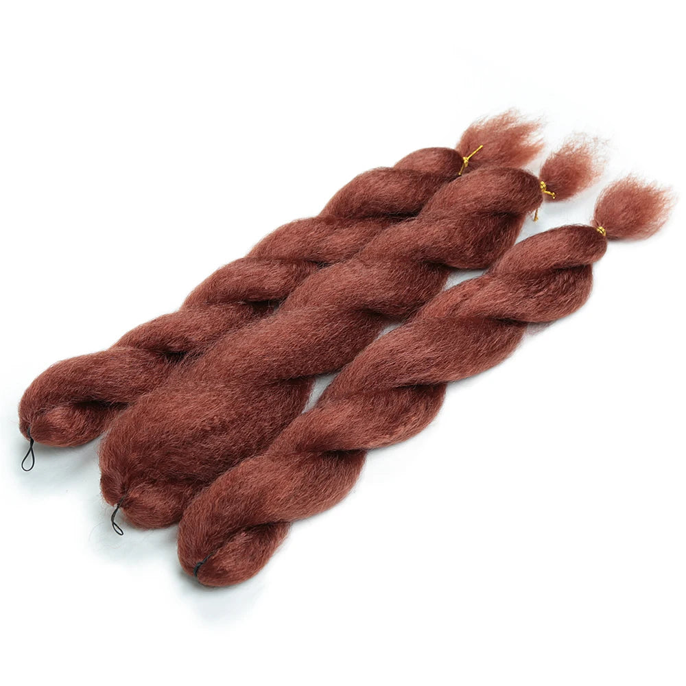Synthetic Crochet Vixen Bundles 26 inch Kinky Straight Crochet Hair for Black Women Premium Synthetic Fibers Crochet Braids