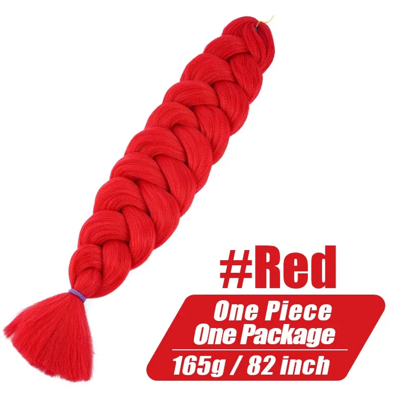 High-end Wigundle Kanekalon Crochet Hair Braiding Hair Extensions For Women Jumbo Braids Pre Stretched Synthetic Hair X pression