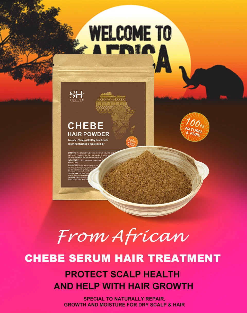 Africa Chad 100% Chebe Powder Hair Growth & Repair Set (Face, Hair, Skin, Body, Makeup – Beauty Collection)