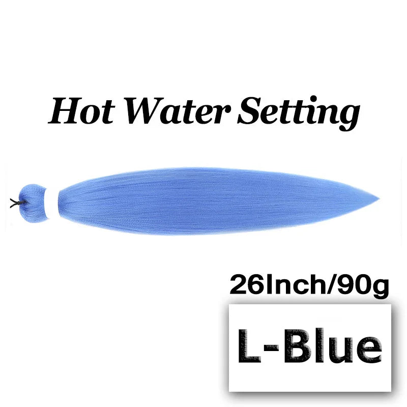 Braiding Hair Pre-stretched 26 Inch 90G Synthet Jumbo Braiding Hair Extensions for African Crochet Braids Red Peach Pink Pigtail