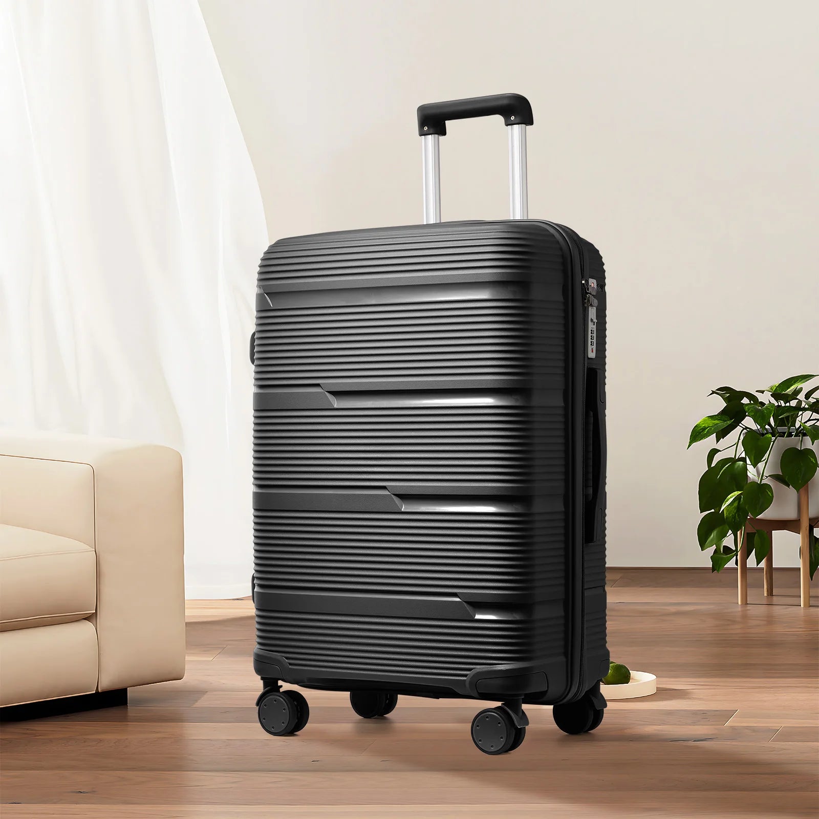 2024 New Design Travel Suitcase Rolling, Women Men Carry on Travel Trolley Case 20 Inch, Boarding Cabin Luggage Suitcase 24 28''