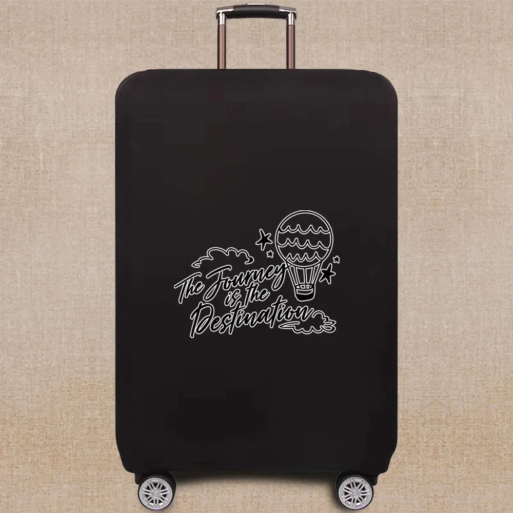 Travel Elastic Protective Cover Luggage Case Travel Global Pattern Series Luggage Cover 18-32inch Travel Accessories