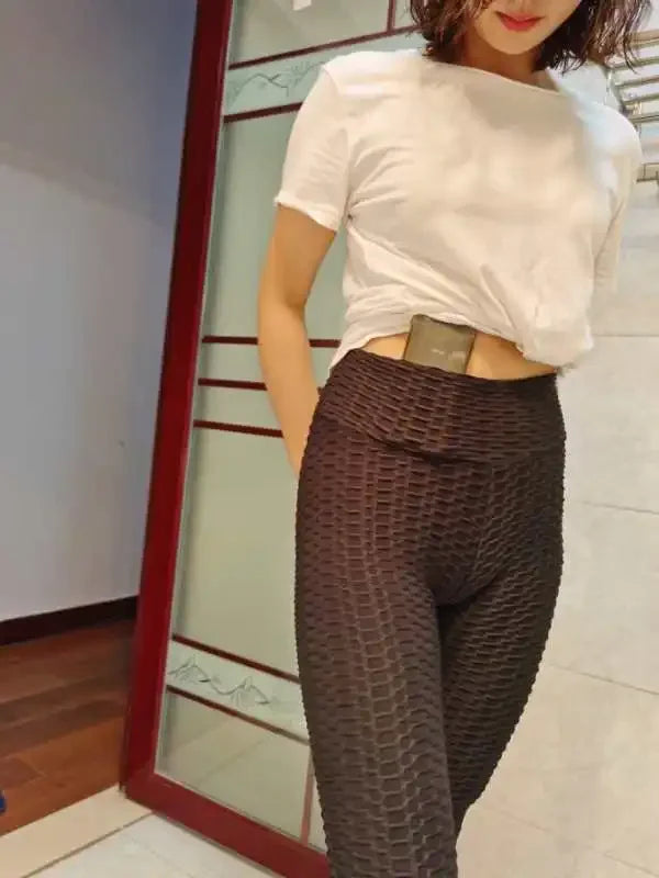 CurveLift™ Push-Up Leggings — Black (Plus Size)