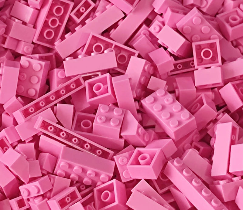 125/250g DIY Building Blocks Bulk Lot Pack Sorte Thick Bricks Block Plate Toys Small Particles Bulk Fit Legoeds Gift for Kids