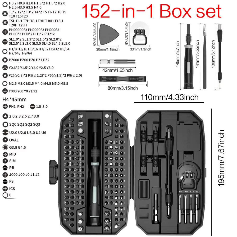 STONEGO 152-in-1 Precision Computer Screwdriver Kit