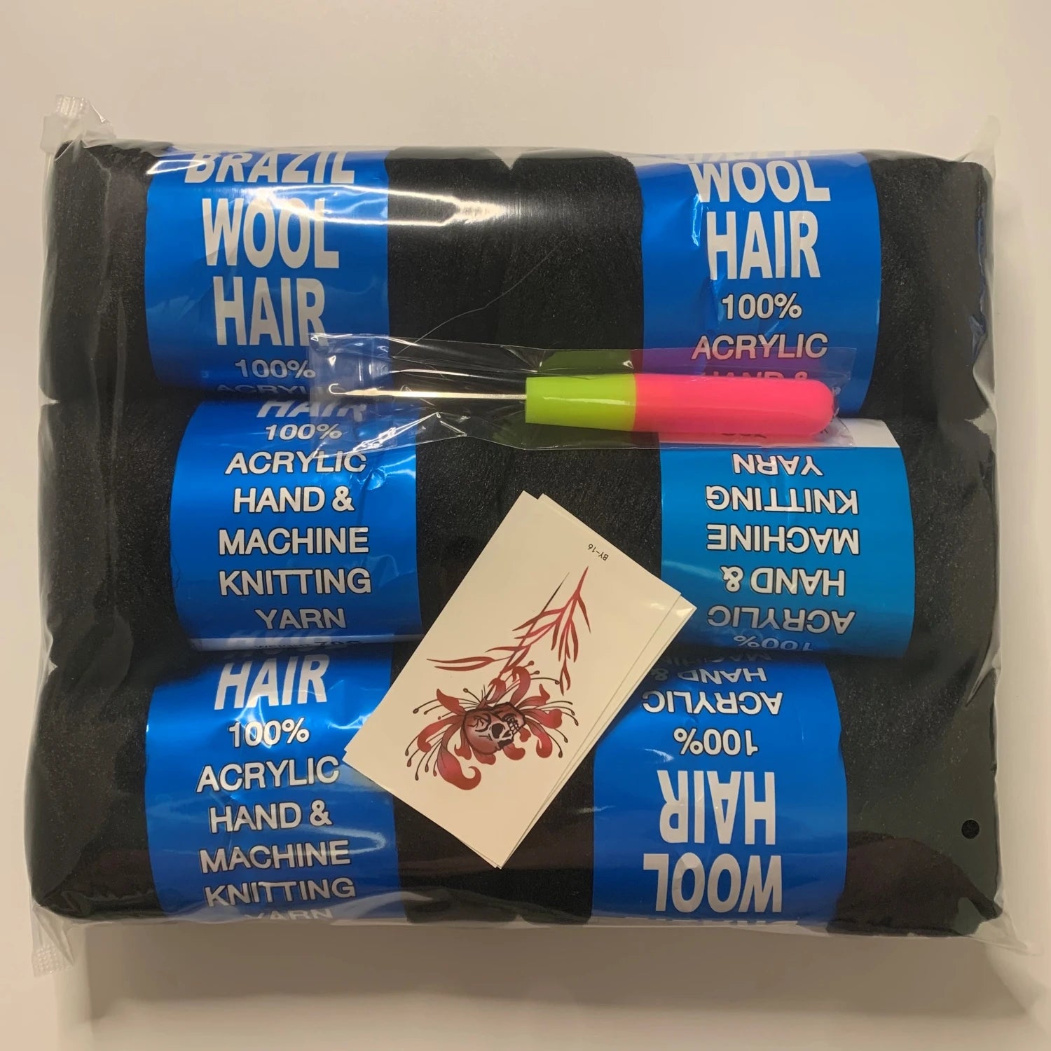 4 6 Wholesale Brazilian Wool Hair Extension For Women Kids African Yaki Synthetic Senegalese Twist Faux Locs Jumbo Braiding Hair