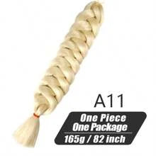 Xpression Synthetic Big Braids Crochet Hair Braids Extensions Yaki Straight Hair Women's Jumbo Braids Hair Daily Wear