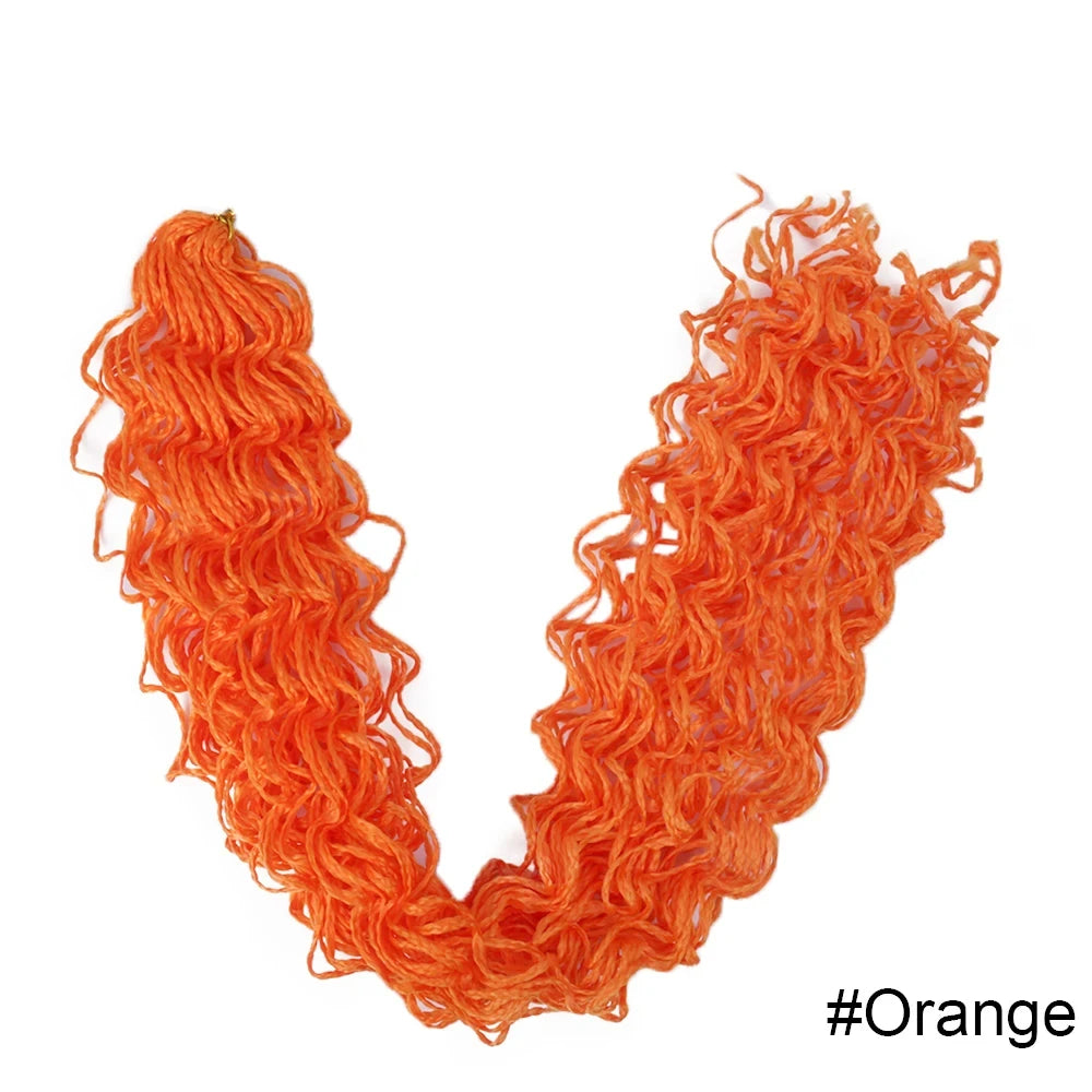 Zizi Braids Crochet Box Braids Twist Synthetic Braiding Hair Extensions 20-25 roots/Pack Pink White Purple Bug Gray 613 Luoyudu