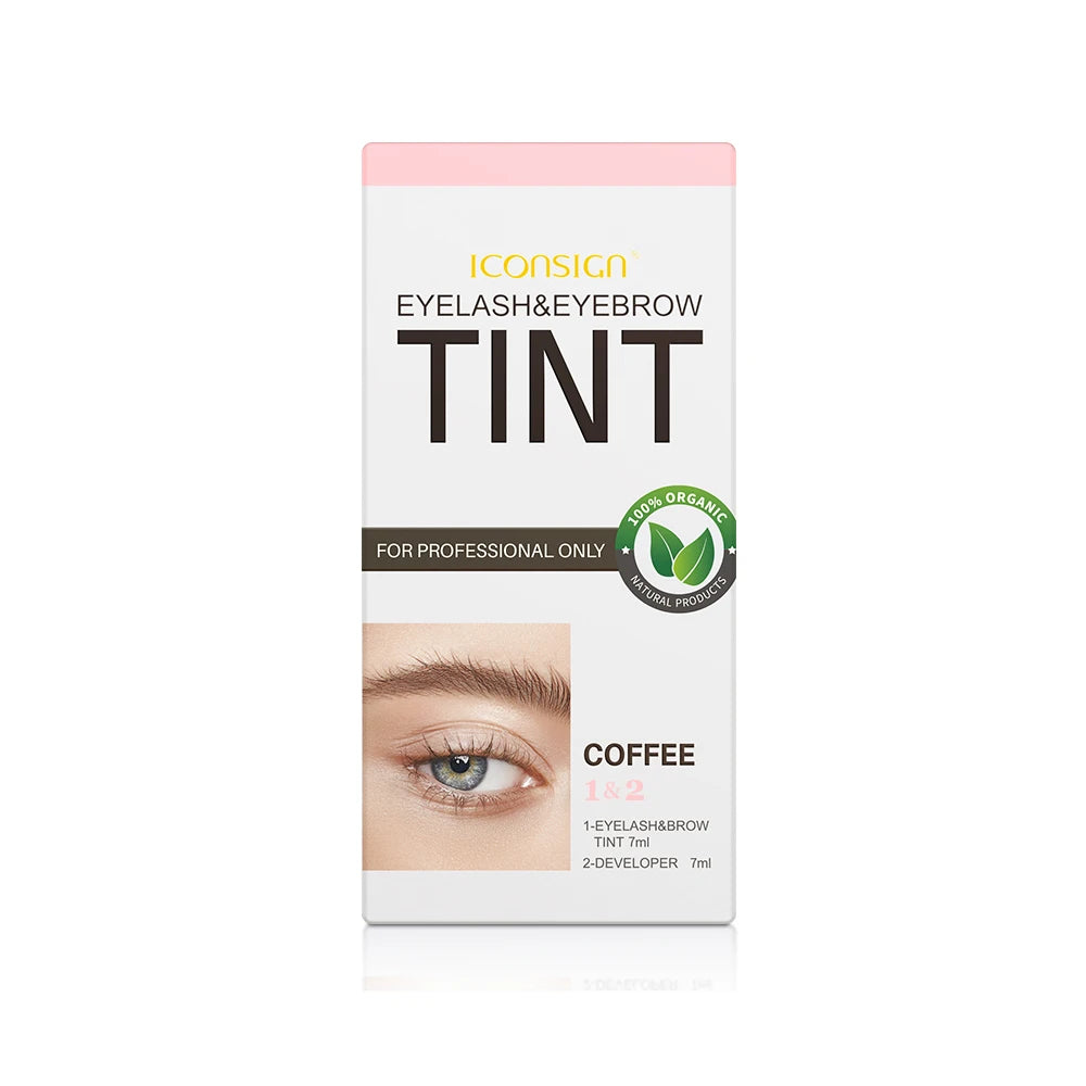 ICONSIGN Eyelash Eyebrow Dye Tint Kit Mascara Lift Tinting Tattoo Eyes Makeup Tools Keep 60 To 80 Days