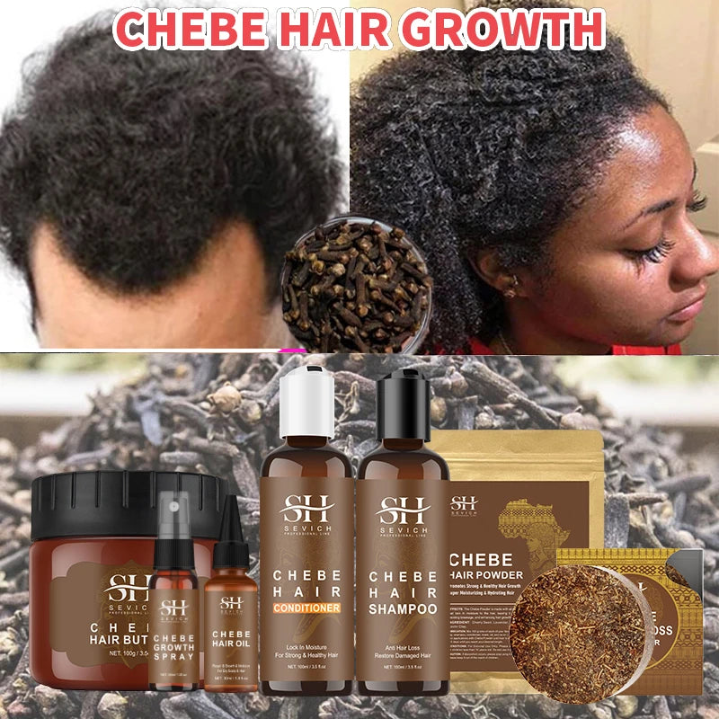 Sevich Fast Hair Growth Chebe Set – Anti Hair Loss & Repair Treatment