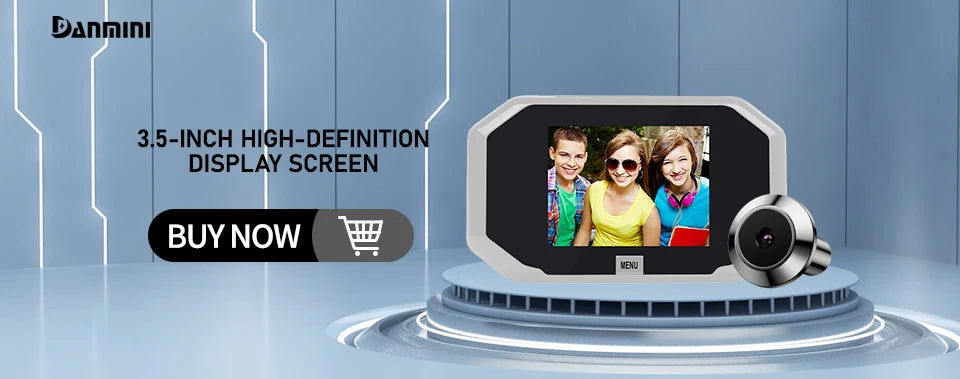 DANMINI 5" Tuya Smart Baby Monitor | 2K HD WiFi Remote Camera