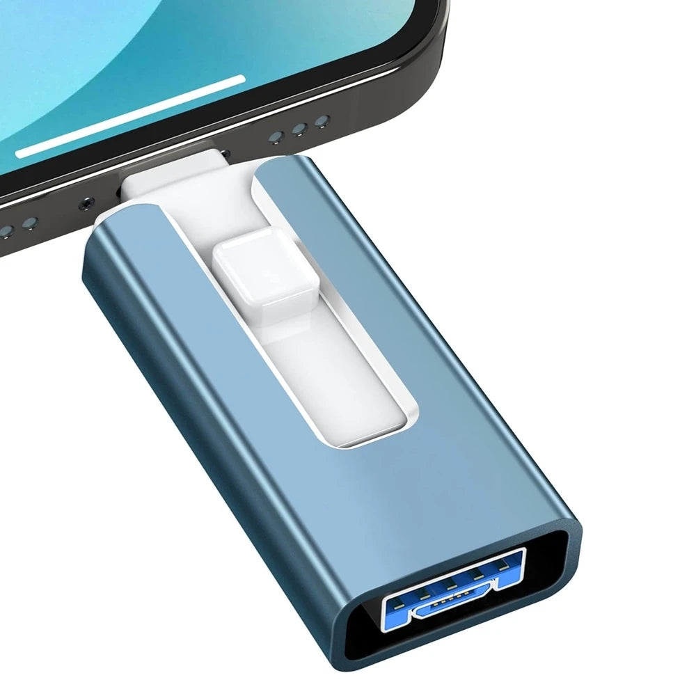 BiNFUL J32 OTG USB 3.0 Flash Drive — Metal, Multi-Device (iPhone/iPad/Android/PC), Plug-and-Play
