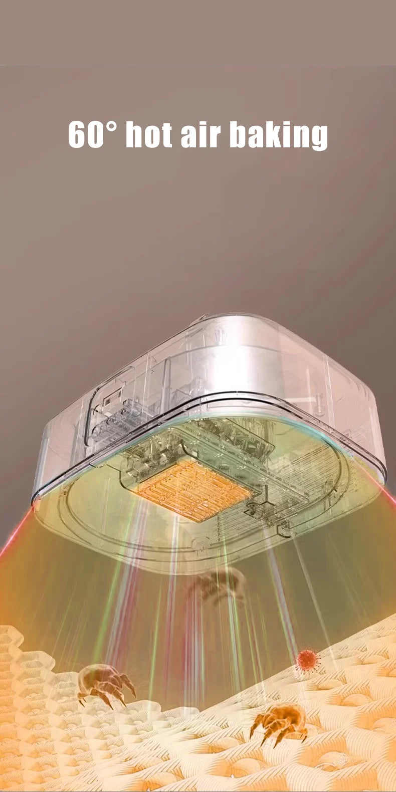 JKUOO 30min quick dry  Electric Clothes Dryer 600W Portable Compact Foldable Laundry Dryer Machine 60 ° C sterilize & deodorize