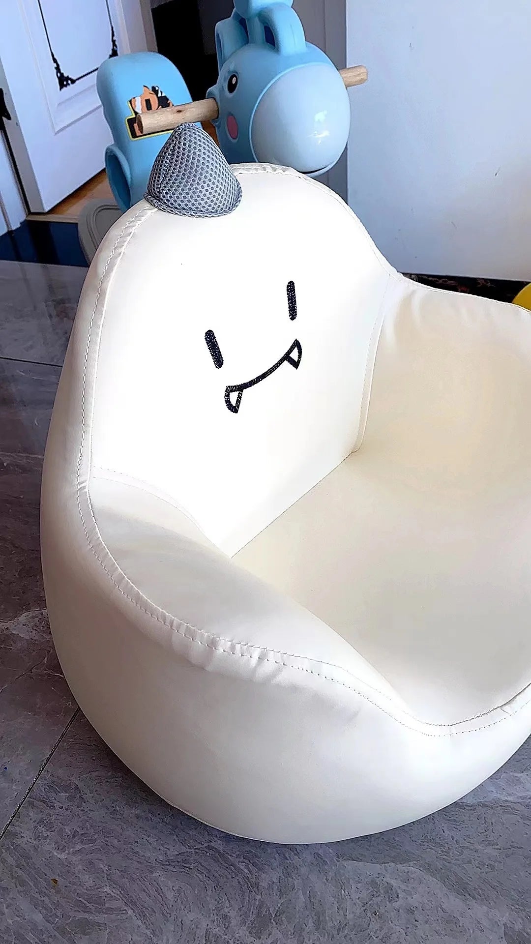 Children's Mini Cartoon Sofa Baby Cute Rabbit Bear Seat Removable Washable Boy Girl 1-6 Years Small Confortable Sofa for Reading