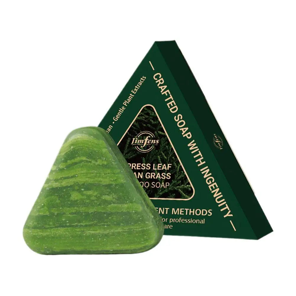 Side Cypress Leaf Salvia Ginger Calendula Shampoo Soap Ginseng Sophora Men Women Silicone-free Amino Acid Herbal Handmade Soap