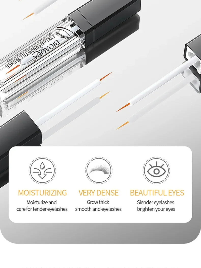 Fast Eyelash Growth Serum 7 Days Natural Eyelash Enhancer Longer Fuller Thicker Curling Lash Treatment Eye Care Products Makeup