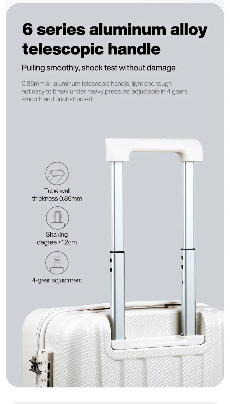 Best Spinner Luggage Suitcase PC Trolley Case Travel Bag Rolling Wheel Carry-On Boarding Men Women Luggage Trip Journey H80002