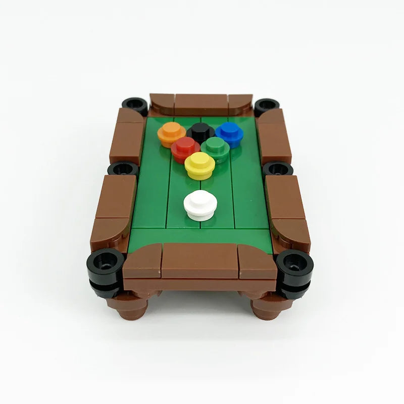 New Creative Desktop Decorative Shrimp Building Blocks Balance Frame Billiards Model Kit MOC Puzzle Assembly Toys & Gifts