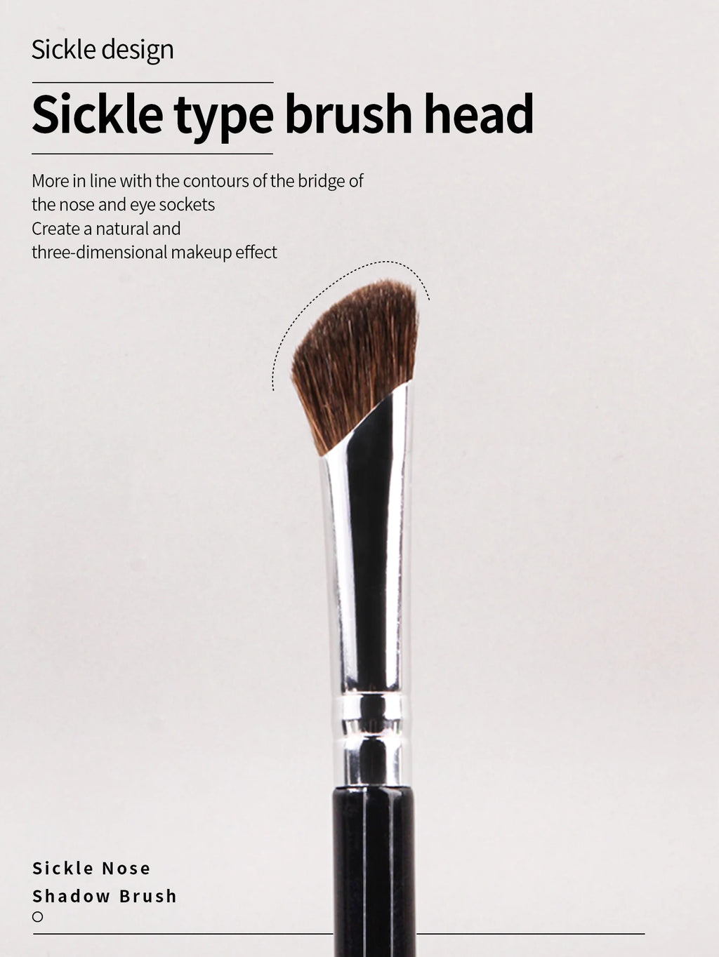 3D Nose Shadow Brush V Face Contour Makeup Brushes Soft Hair Blush Highlight Powder Cosmetic Women Facial Beauty Tools