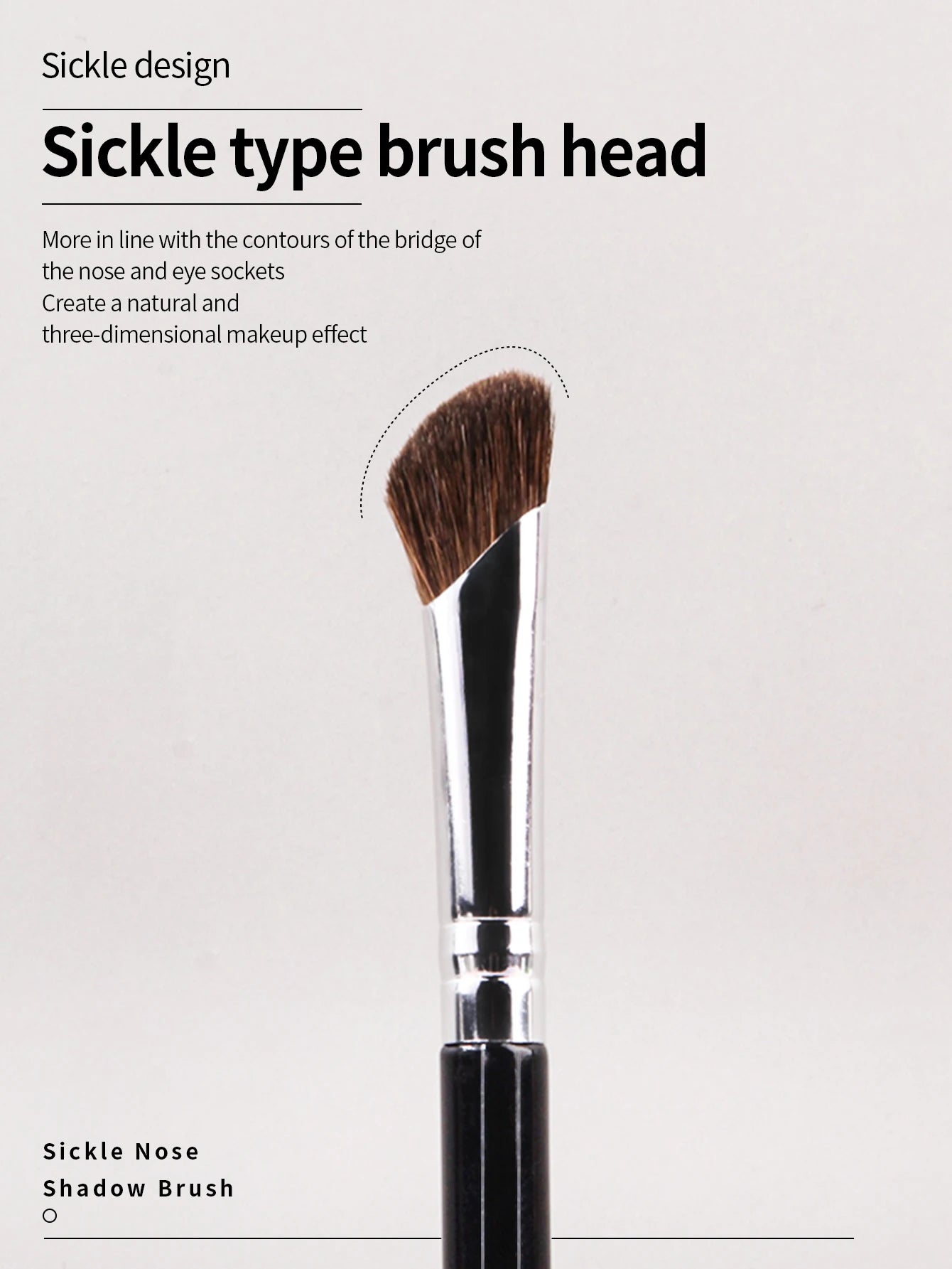 3D Nose Shadow Brush V Face Contour Makeup Brushes Soft Hair Blush Highlight Powder Cosmetic Women Facial Beauty Tools