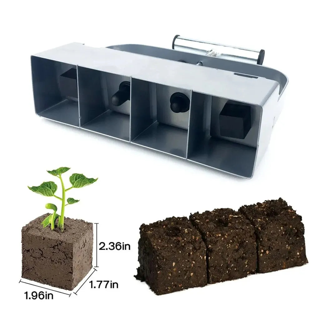 2-Inch Handheld Soil Block Maker – Seed Starting Tool